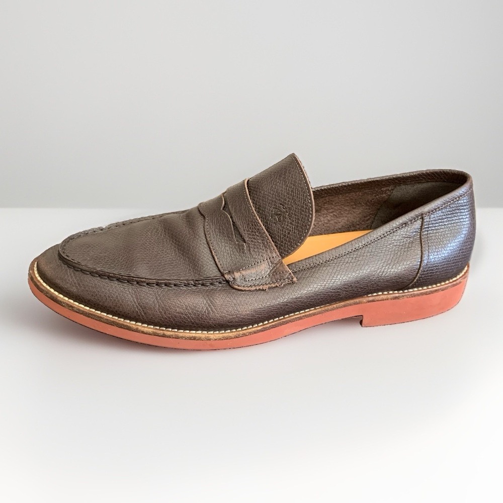 BROOKS BROTHERS Textured Pebbled Loafers